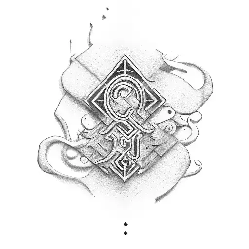 The words Guy & Maya or initials as a tattoo logo tattoo design idea