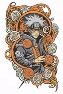 obito uchiha tattoo design idea