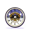 13 hour clock with snow owl and labyrinth tattoo design idea