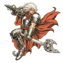 Griffith From Berserk tattoo design idea