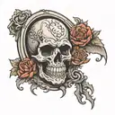 tombstone  tattoo design idea
