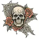 tombstone  tattoo design idea