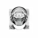 mf doom tattoo design idea