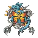 autism spectrum disorder tattoo design idea