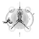 Nataraja dancing tattoo design idea