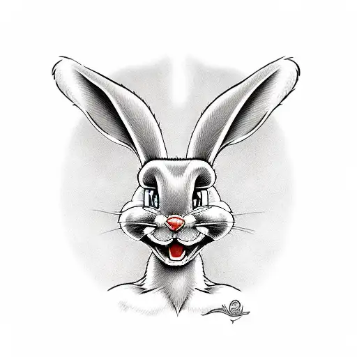 bugs bunny tattoo design idea