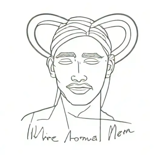 'we're just normal men' meme tattoo design idea