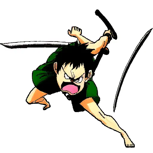 angry peter pan holding a sword tattoo design idea