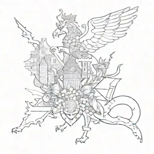 Poland England   tattoo design idea