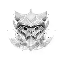 nova star tattoo design idea