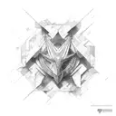 nova star tattoo design idea