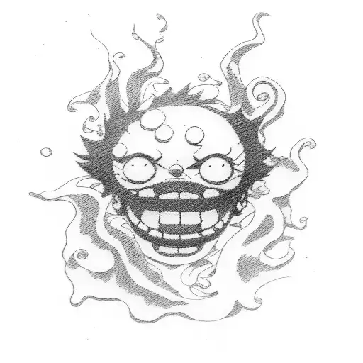 one piece luffy tattoo design idea