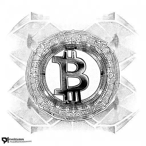 crypto  tattoo design idea