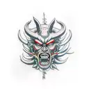 Nico Robin demon form  tattoo design idea