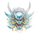 Nico Robin demon form  tattoo design idea