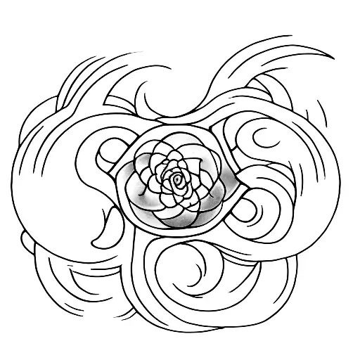 four elements  tattoo design idea