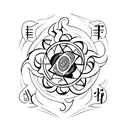 four elements  tattoo design idea