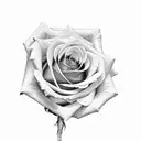 rose with "more today than yesterday" as the stem tattoo design idea