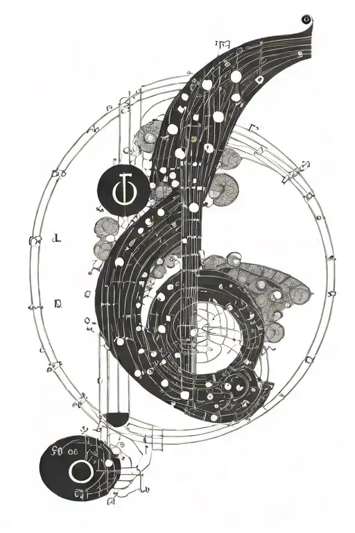 The circle of fifths organizes pitches in a sequence of perfect fifths, generally shown as a circle with the pitches (an tattoo design idea