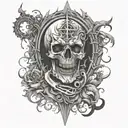 purgatory  tattoo design idea