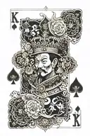 King of Spades tattoo design idea