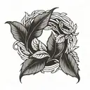 laurel wreath tattoo design idea