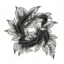 laurel wreath tattoo design idea