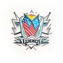 lucky tattoo design idea