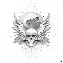 Icarus tattoo design idea