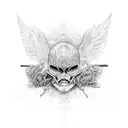 Icarus tattoo design idea