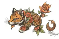 "i am enough" tattoo design idea