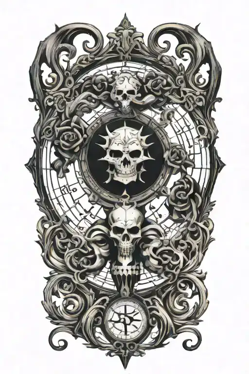 Zodiac tattoo design idea