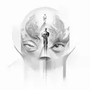 Oscar award totoo tattoo design idea