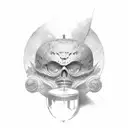 Oscar award totoo tattoo design idea