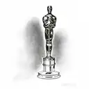 Oscar award totoo tattoo design idea