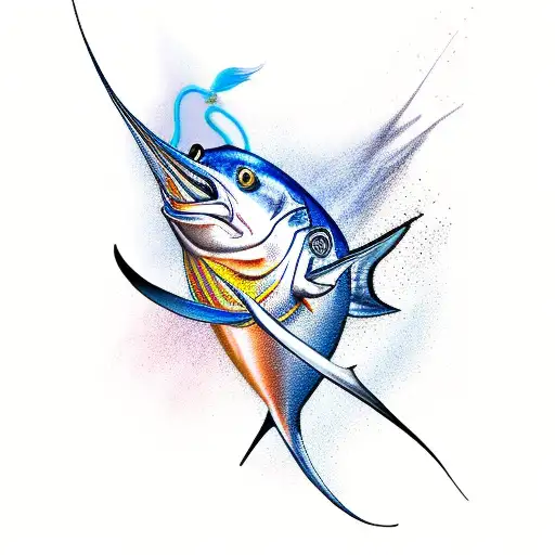 Swordfish tattoo sketch flash design - InkDonkey. Flash design, Swordfish  tattoo, Tattoo sketches HD phone wallpaper | Pxfuel