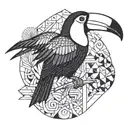 toucan tattoo design idea