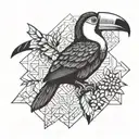toucan tattoo design idea