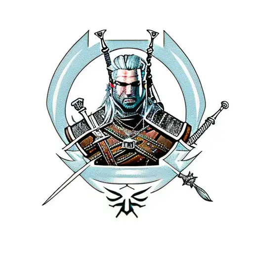 The Witcher  tattoo design idea