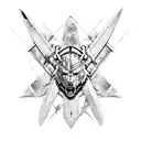 Sword the witcher 3 tattoo design idea