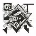 god is greater than the highs and the lows tattoo design idea