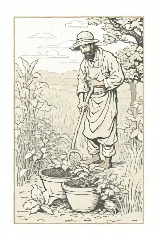 As he sows, so shall he reap tattoo design idea