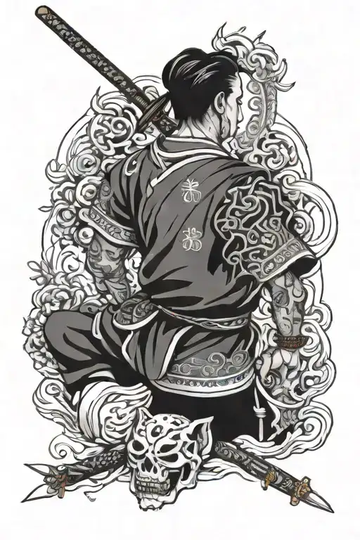 worrior, med student, crauseders tattoo design idea