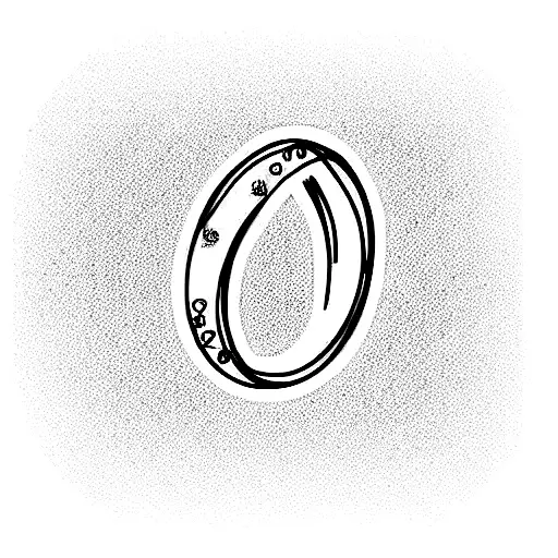 infinity wedding ring for finger tattoo design idea