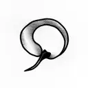 a tiny ring of calla lilies tattoo design idea