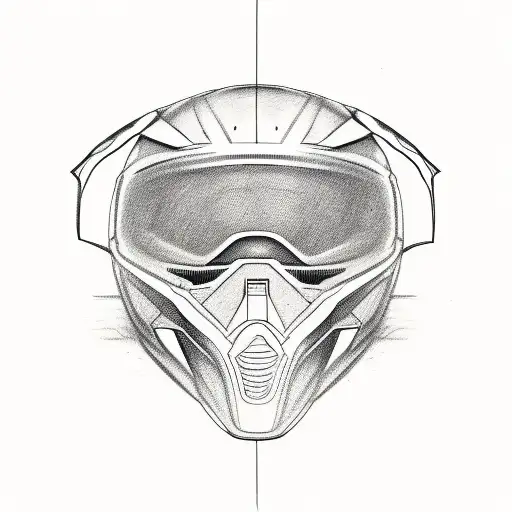 capacete motocross  tattoo design idea