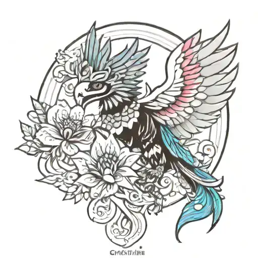 Garuda Pancasila tattoo design idea