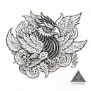 Garuda Pancasila tattoo design idea