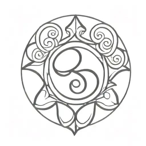 normal triskel suround with christian and maori design  tattoo design idea