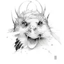 whitewater kayaking  tattoo design idea